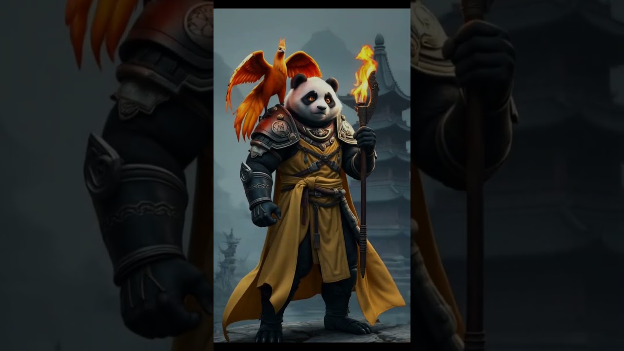 Fantasy Hero Animals 🌟 #shorts #animals #hero #fantasy #cat #dog #rabbit #panda #leopard #wolf